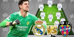 تشكيل ريـال مدريد المتوقع امام ليفانتي اليـوم فى الدورى الإسبانى