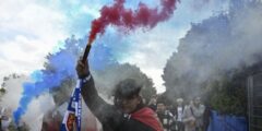 اشتباكات عنيفة بين المشجعين قبل مباراة صربيا وإنجلترا
