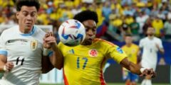 بـ10 لاعبين | كولومبيا تهزم أوروغواي وتبلغ نهائى كوبا أمريكا